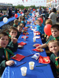 Gillingham Scouts celebrate